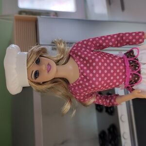 Barbie Pink Polka Dot Chef Doll